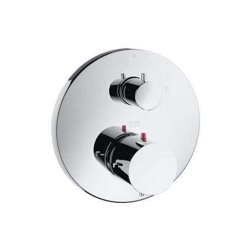 Axor Starck - Vaňová termostatická podomietková batéria s ventilom, chróm 10720000