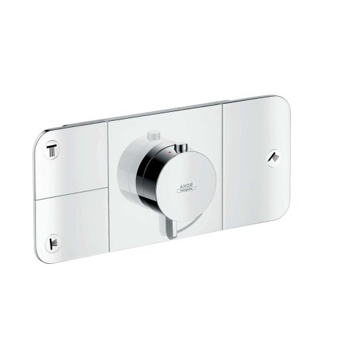 Axor One - Termostatická batéria pod omietku, na 3 spotrebiče, chróm 45713000