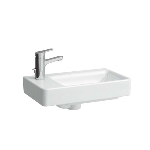 Laufen Pro S - Umývadielko, 48x28 cm, 1 otvor na batériu vľavo, biela H8159550001041