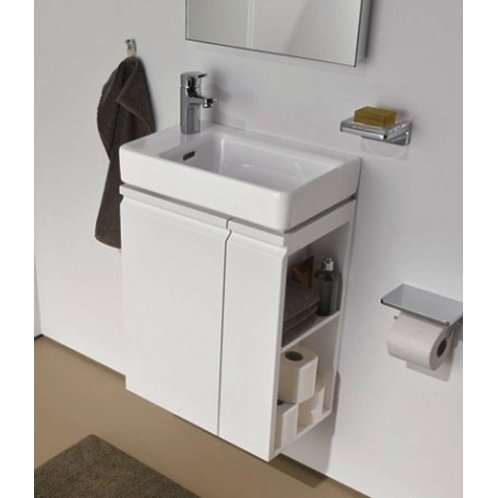 Laufen Pro S - Umývadielko, 48x28 cm, 1 otvor na batériu vľavo, biela H8159550001041