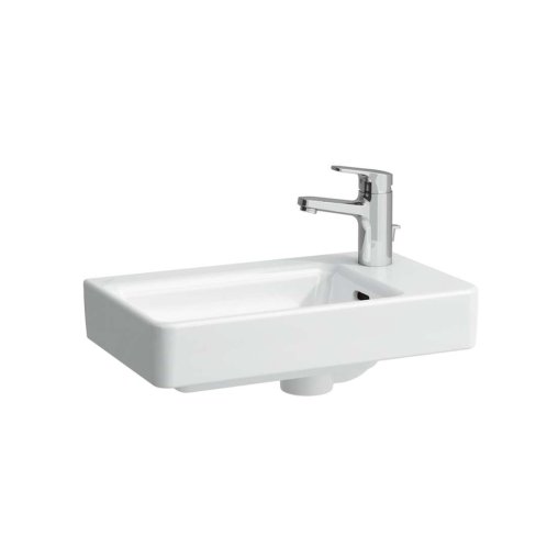 Laufen Pro S - Umývadielko, 48x28 cm, 1 otvor na batériu vpravo, biela H8159540001041