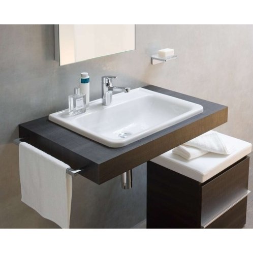 Laufen Pro S - Zápustné umývadlo, 56x44 cm, 1 otvor na batériu, biela H8189630001041