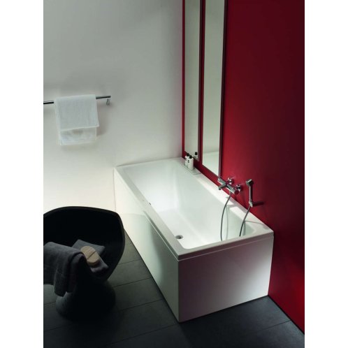 Laufen Pro - Vaňa s konštrukciou a čelným panelom ľavým, 160x70 cm, biela H2339550000001