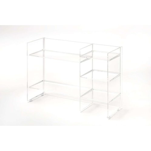 Laufen Kartell - Policový regál, 75x26x53 cm, kryštál transparentná H3893310840001