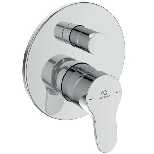 Ideal Standard Cerabase - Batéria pod omietku, na 2 spotrebiče, s telesom, chróm A7393AA