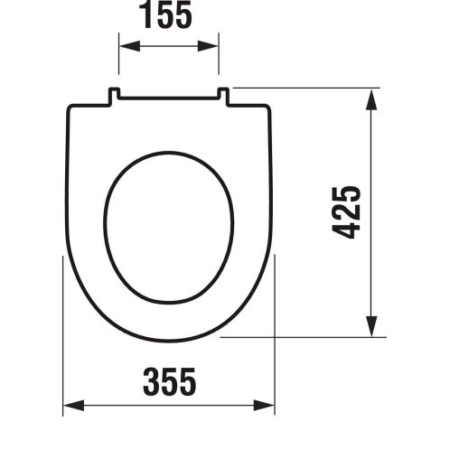Jika Lyra plus - WC doska, biela H8933843000631