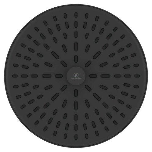 Ideal Standard ALU+ - Hlavová sprcha, priemer 26 cm, hodvábna čierna BD581XG