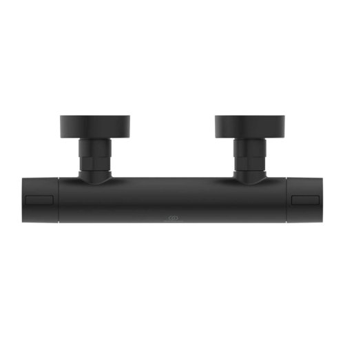 Ideal Standard ALU+ - Termostatická sprchová batéria, hodvábna čierna BD582XG
