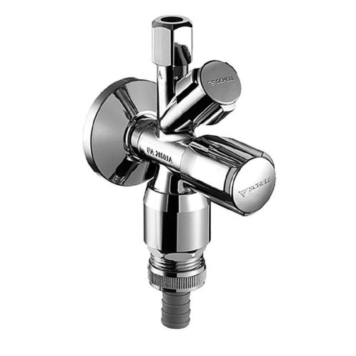 Schell Comfort - Kombinovaný rohový ventil, chróm 035480699