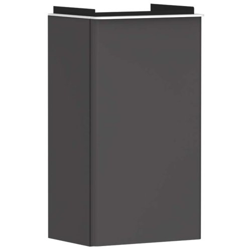 Hansgrohe Xelu Q - Umývadlová skrinka, 63x34x27 cm, 1 dvierka, pánty vľavo, matná sivá/matná biela 54012700