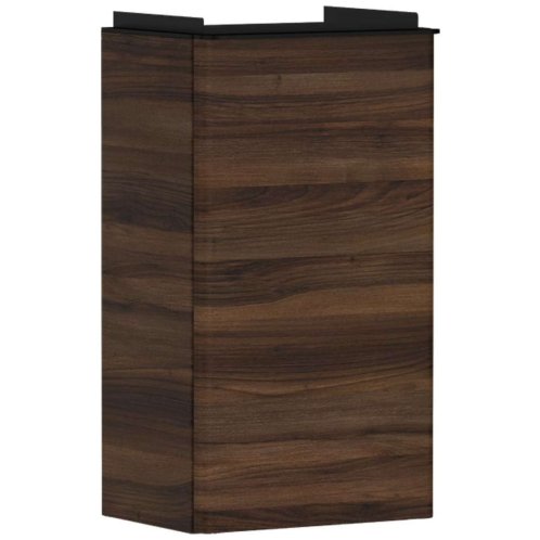 Hansgrohe Xelu Q - Umývadlová skrinka, 63x34x27 cm, 1 dvierka, pánty vľavo, tmavý orech/matná čierna 54014670