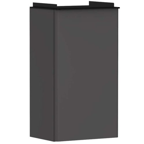 Hansgrohe Xelu Q - Umývadlová skrinka, 63x34x27 cm, 1 dvierka, pánty vpravo, matná sivá/matná čierna 54016670