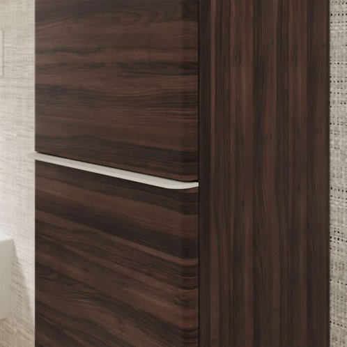 Hansgrohe Xelu Q - Vysoká skrinka 40x165x35 cm, 2 dvierka, pánty vľavo, tmavý orech/matná biela 54138700