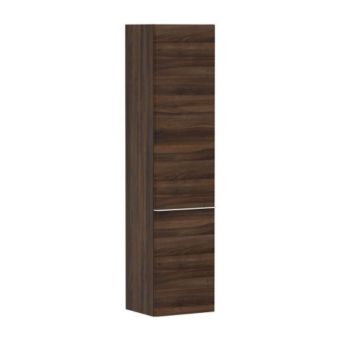 Hansgrohe Xelu Q - Vysoká skrinka 40x165x35 cm, 2 dvierka, pánty vpravo, tmavý orech/matná biela 54142700