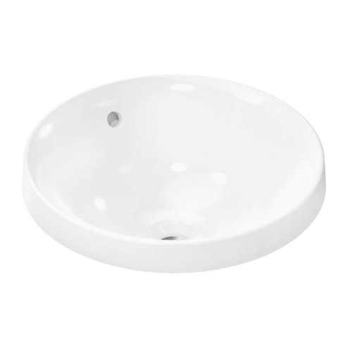 Hansgrohe Xuniva S - Umývadielko, priemer 40 cm, s prepadom, bez otvoru na batériu, biela 60155450