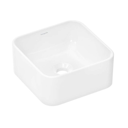 Hansgrohe Xuniva Q - Umývadielko na dosku, 30x30 cm, bez prepadu, biela 60167450