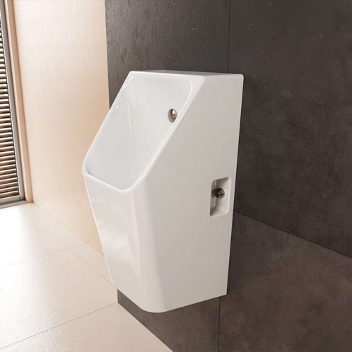 Hansgrohe EluPura Original Q - Pisoár, zadný prívod vody, SmartClean, biela 61183450