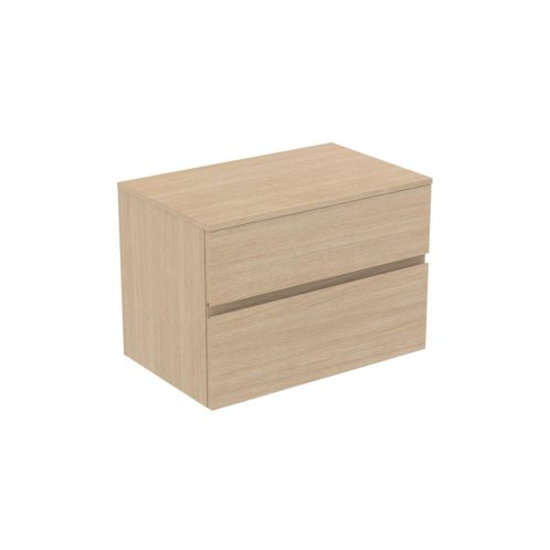 Ideal Standard Finesse - Umývadlová skrinka, 80x51x56 cm, 2 zásuvky, biely dub E3434US