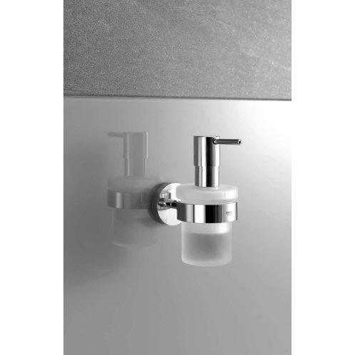 Grohe Essentials - Dávkovač tekutého mydla s držiakom, chróm 40448001