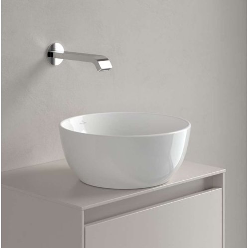 Villeroy & Boch Artis - Umývadielko na dosku, priemer 33 cm, bez prepadu, alpská biela 43893201