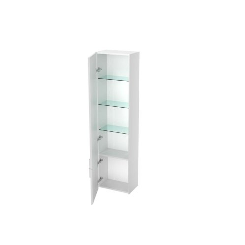 Ravak Clear II - Vysoká skrinka 40x25x155 cm, 2 dvierka, ľavá, lesklá biela X000001649