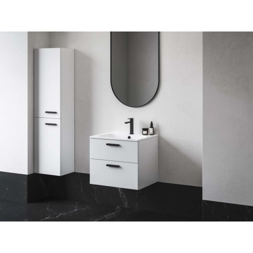 Ravak Chrome II - Vysoká skrinka 39x150x29 cm, 2 dvierka, ľavá, lesklá biela X000001748