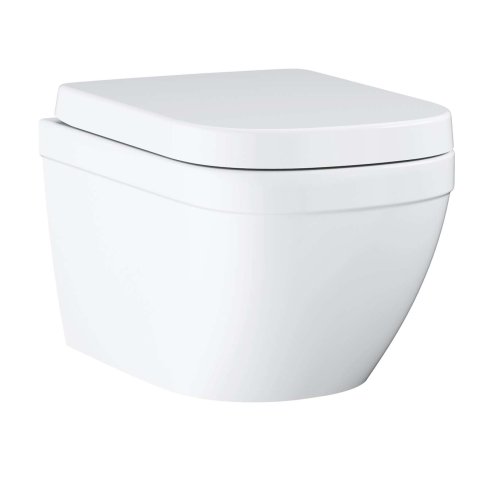 Grohe Rapid SLX - Set predstenovej inštalácie, klozetu, dosky SoftClose, tlačidla Skate Cosmopolitan a súpravy na vhadzovanie tabliet, Triple Vortex, matný chróm SANI11BB2128