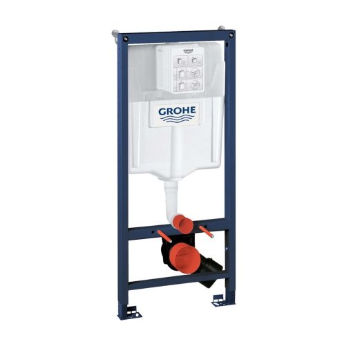 Grohe Rapid SL - Set predstenovej inštalácie, klozetu, dosky SoftClose, tlačidla Skate Cosmopolitan a súpravy na vhadzovanie tabliet, chróm SANI11BB2139