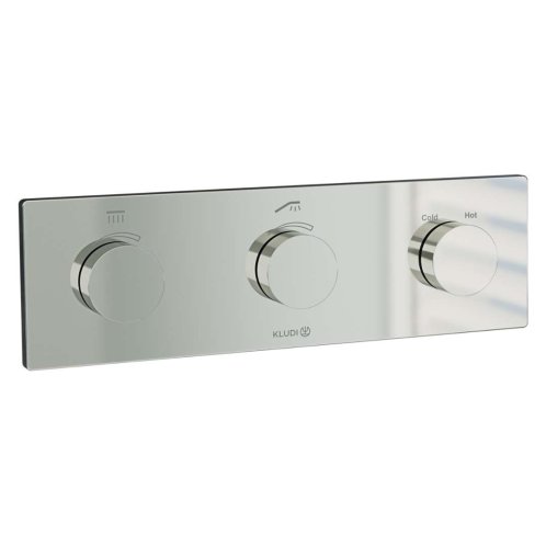Kludi Tronic - Termostatická batéria pod omietku, na 2 spotrebiče, chróm 3830005-00