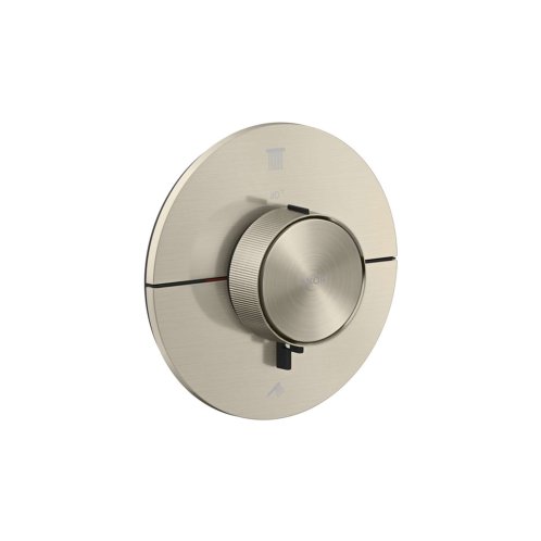 Axor ShowerSelect ID - Termostatická batéria pod omietku, na 2 spotrebiče, kefovaný nikel 36750820