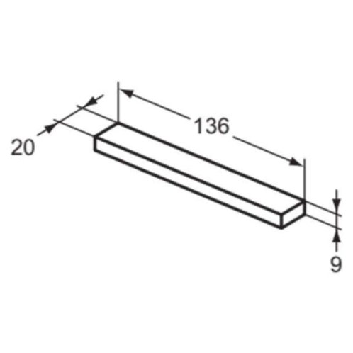Ideal Standard i.Life - Nábytková rukoväť 136 mm, chróm T5740AA