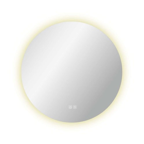 kielle Idolio - Zrkadlo s LED osvetlením a vyhrievaním, priemer 80 cm 50324061