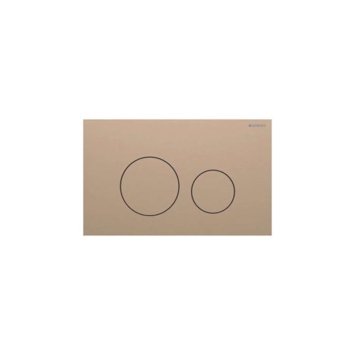 Geberit Sigma40 - Ovládanie splachovania, easy to clean, kefované červené zlato 115.628.QB.1