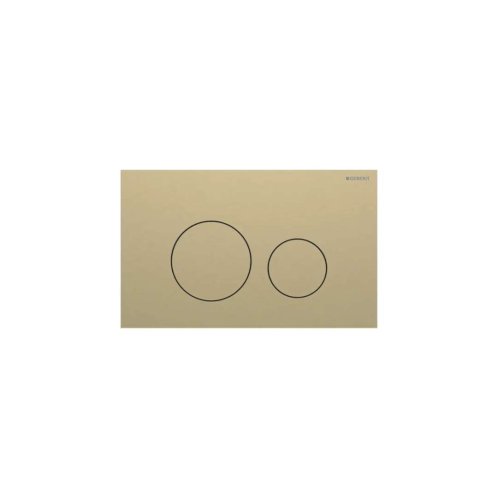 Geberit Sigma40 - Ovládanie splachovania, easy to clean, kefovaná mosadz 115.628.QF.1