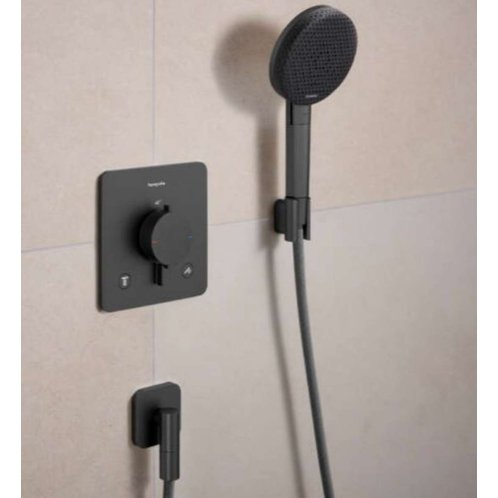 Hansgrohe Porter Fine - Držiak sprchy, kefovaný čierny chróm 28885340