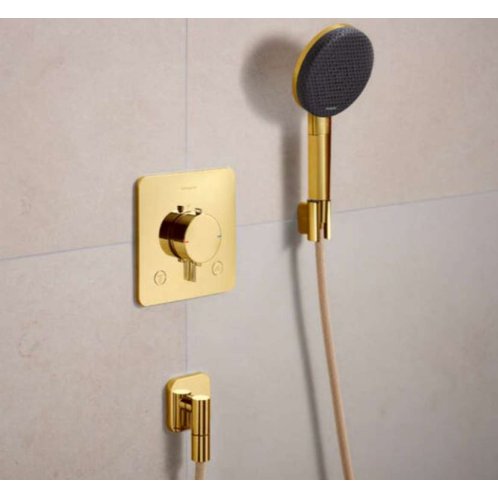 Hansgrohe Porter Fine - Držiak sprchy, leštený vzhľad zlata 28885990