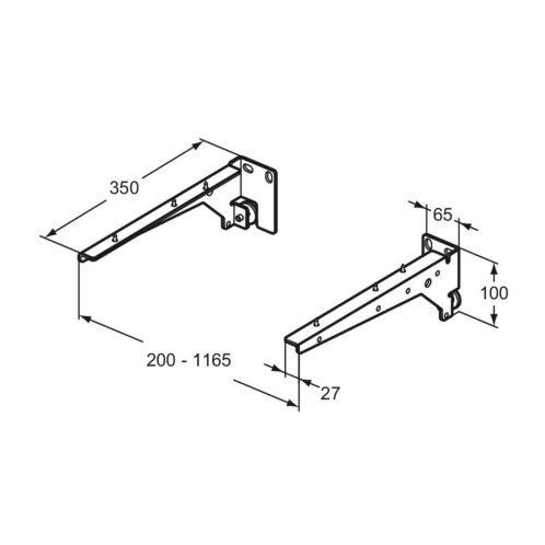 Ideal Standard i.Life - Podpera vrchnej dosky T6828NU