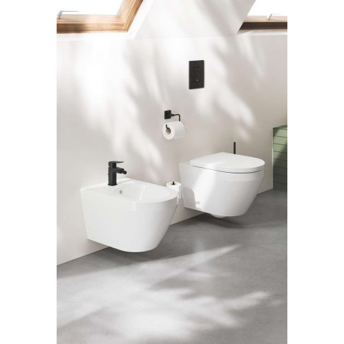 Grohe Dice - Bidetová batéria s výpusťou, matná čierna 1018772430