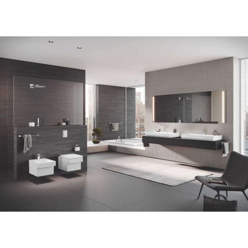 Grohe Cube Ceramic - Umývadlo bez prepadu, 40x40 cm, PureGuard, alpská biela 3948200H