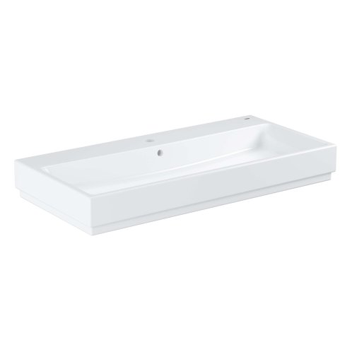 Grohe Cube Ceramic - Umývadlo s prepadom, 100x49 cm, PureGuard, alpská biela 3947500H