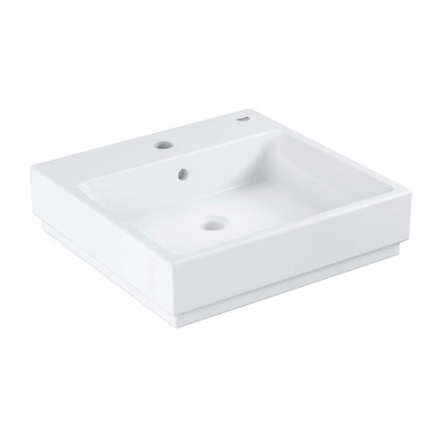 Grohe Cube Ceramic - Umývadlo s prepadom, 50x49 cm, PureGuard, alpská biela 3947800H