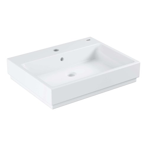 Grohe Cube Ceramic - Umývadlo s prepadom, 60x49 cm, PureGuard, alpská biela 3947700H