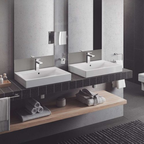 Grohe Cube Ceramic - Umývadlo s prepadom, 60x49 cm, PureGuard, alpská biela 3947700H