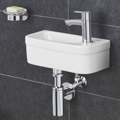 Grohe Euro Ceramic - Umývadielko, 37x18 cm, alpská biela 39327000