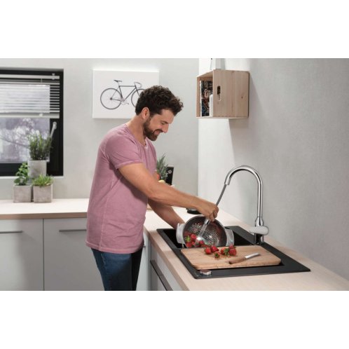 Hansgrohe Focus M42 - Drezová batéria M429-H220 s výsuvnou spŕškou, chróm 71800000
