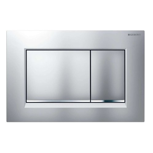 Geberit Sigma20 - Ovládacie tlačidlo splachovania, lakovaný chróm mat/chróm 115.883.JQ.1