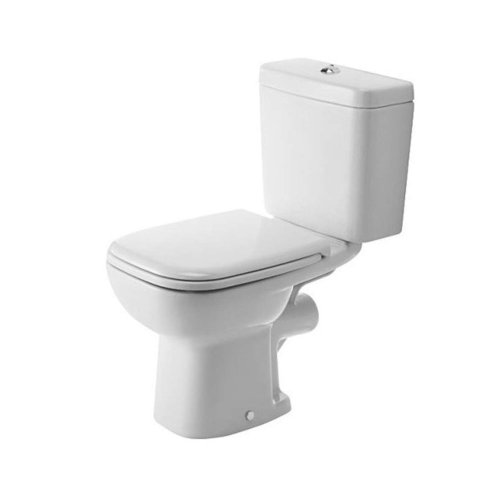 Duravit D-Code - WC kombi misa, zadný odpad, biela 21110900002