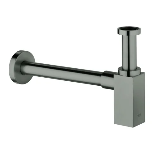 Grohe - Designový sifón, kefovaný Hard Graphite 40564AL0