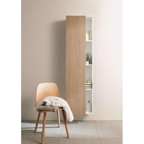 Duravit DuraStyle - Skrinka vysoká 180x50x24 cm, ľavá, lesklá biela DS1248L2222