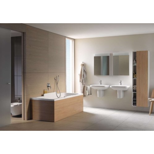 Duravit DuraStyle - Skrinka vysoká 180x50x36 cm, pravá, lesklá biela DS1249R2222